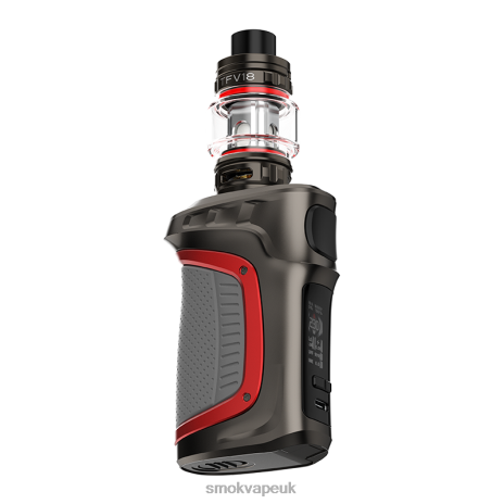 SMOK London H066L73 | Gun Metal Red TPU SMOK MAG-18 KIT
