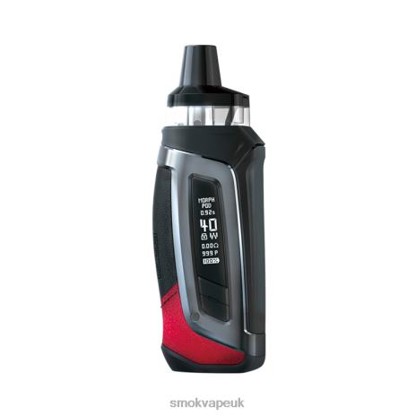 SMOK Vape Kits UK H066L214 | Black Red SMOK Morph Pod-40 Kit