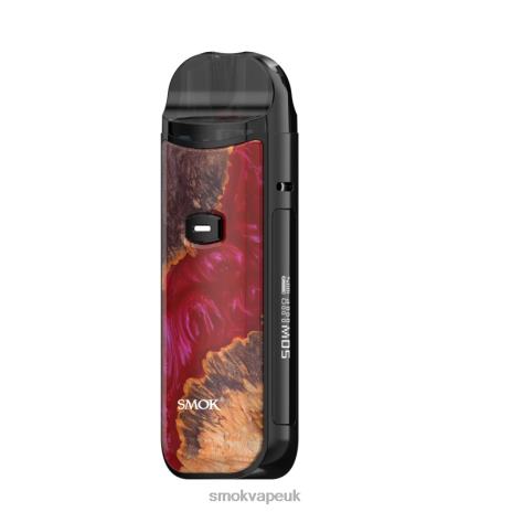 SMOK London H066L163 | Red Stabilizing Wood SMOK Nord 50W Kit