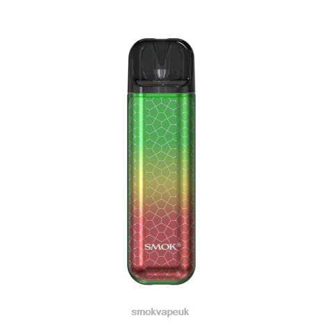 SMOK Disposable Vape UK H066L135 | Rasta Green Armor SMOK NOVO 2S Kit