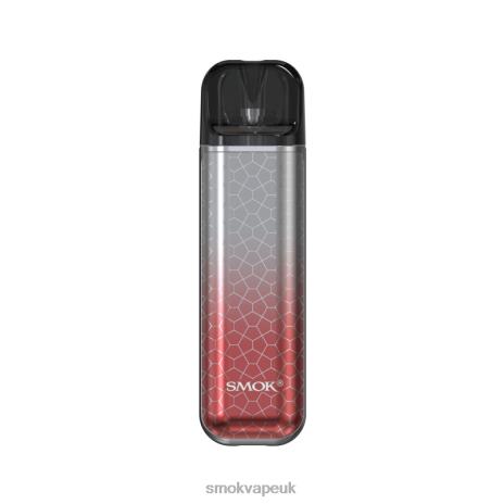 SMOK Vape Deals UK H066L136 | Red Grey Armor SMOK NOVO 2S Kit
