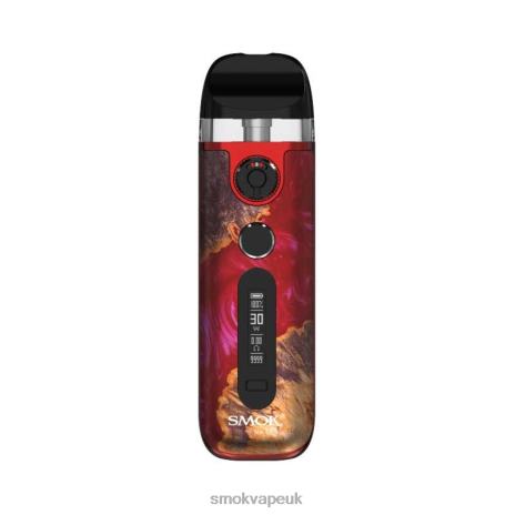 SMOK UK H066L12 | Red Stabilizing Wood SMOK Novo 5 Kit