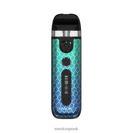 SMOK Vape Case UK H066L9 | Green Blue Cobra SMOK Novo 5 Kit