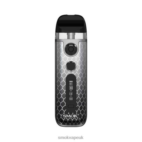 SMOK Vape Mods UK H066L7 | Silver Black Cobra SMOK Novo 5 Kit