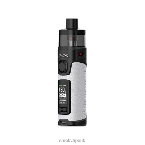 SMOK Vape Case UK H066L79 | Beige White Leather SMOK RPM 5 Pro Kit
